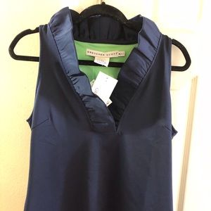 Women’s navy blue blouse brand new with tags